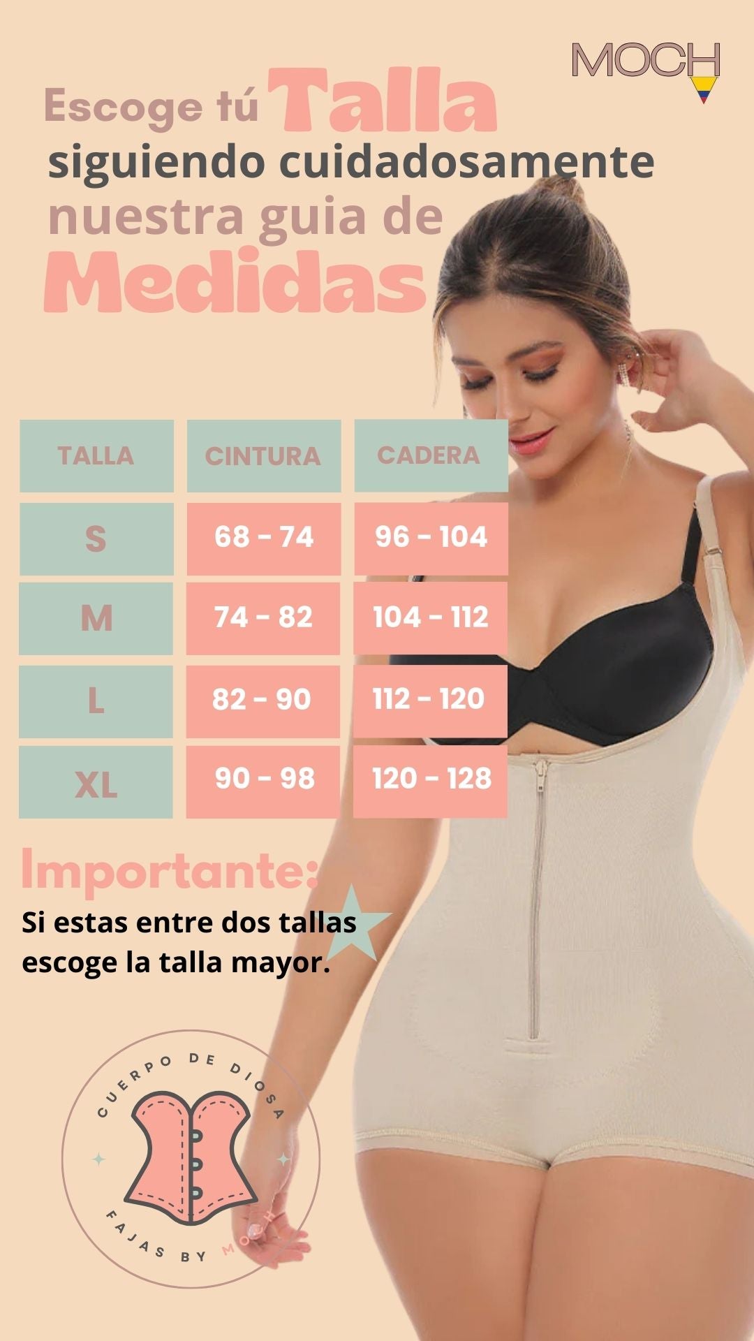 Faja Luciana– Faja Cachetero Moldeadora Térmica con Látex Abdominal