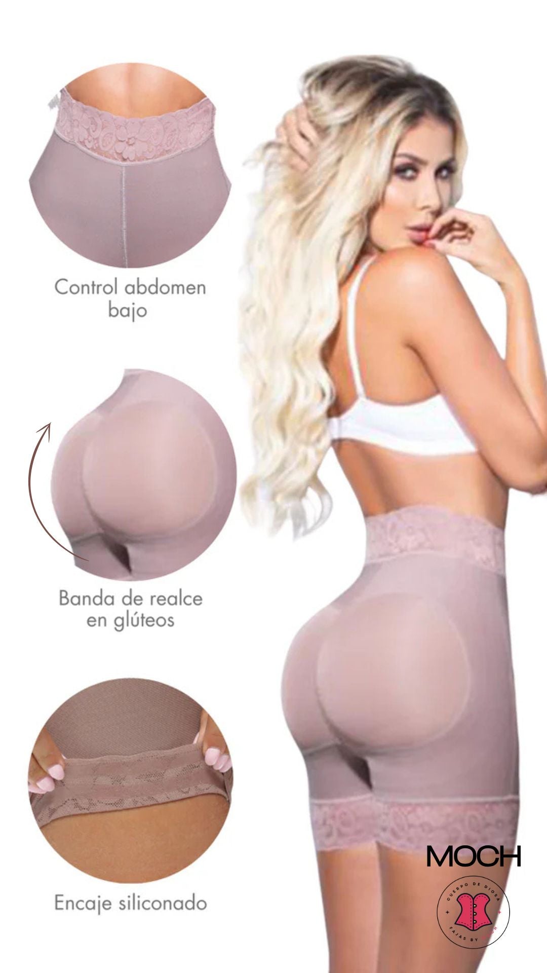 Short Milena– Panty Moldeador Realce Total