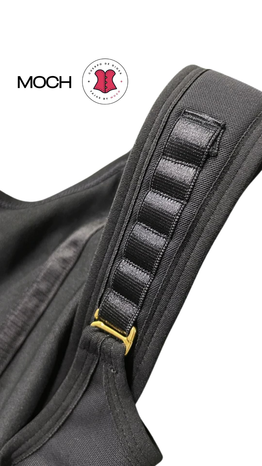 Corset Cristina – Chaleco Cinturilla de Avispa con Tres Líneas de Broches y Cremallera