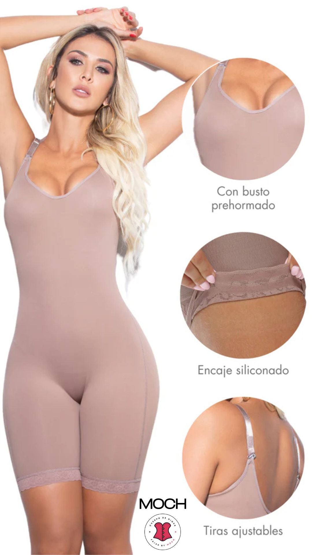 Body Catalina – Faja Moldeadora Invisible con Realce Natural